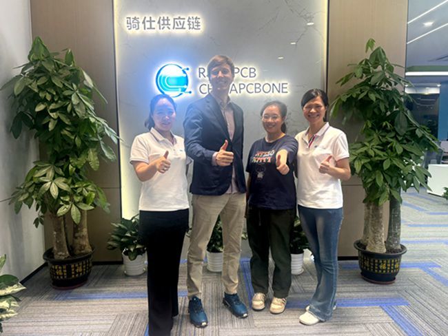 Latest company case about In-depth Visit to Ring PCB’s workshop by German Enterprise: Jointly Opening a New Chapter in European New Energy Coopera