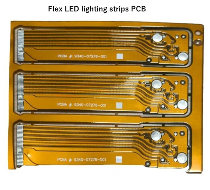 ringPCB Flex LED lighting strips PCB